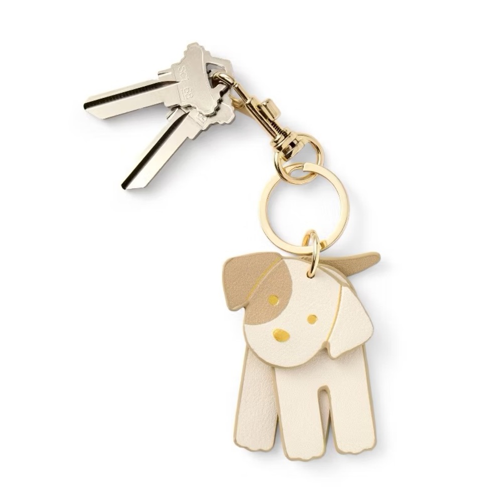 Dog Keychain - Cream - The Cuddle Collab nwt - Picture 3 of 3